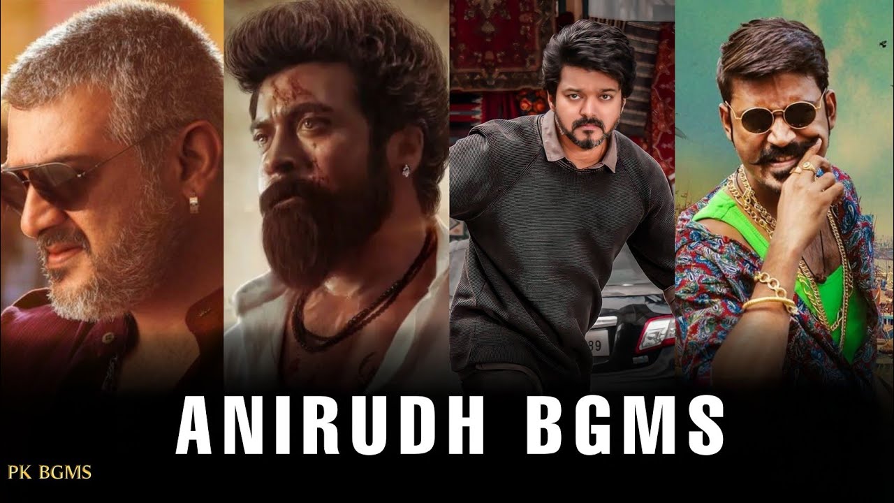 TOP 10 - Anirudh Popular Bgms | Trending Anirudh BGMS| PK BGMS