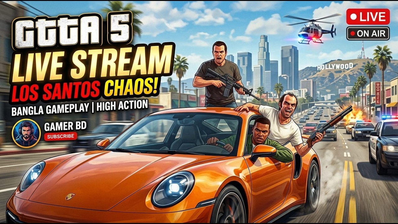 🔴LIVE - 🔴 GTA V LIVE  Today gta v live stream