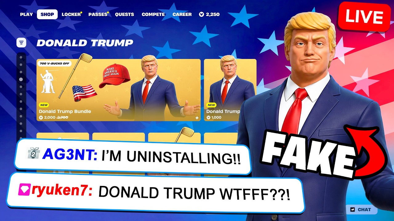 I Faked my Entire Live Stream again