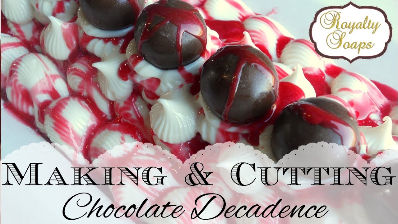 ♕ Making & Cutting Chocolate Decadence Soap ♕