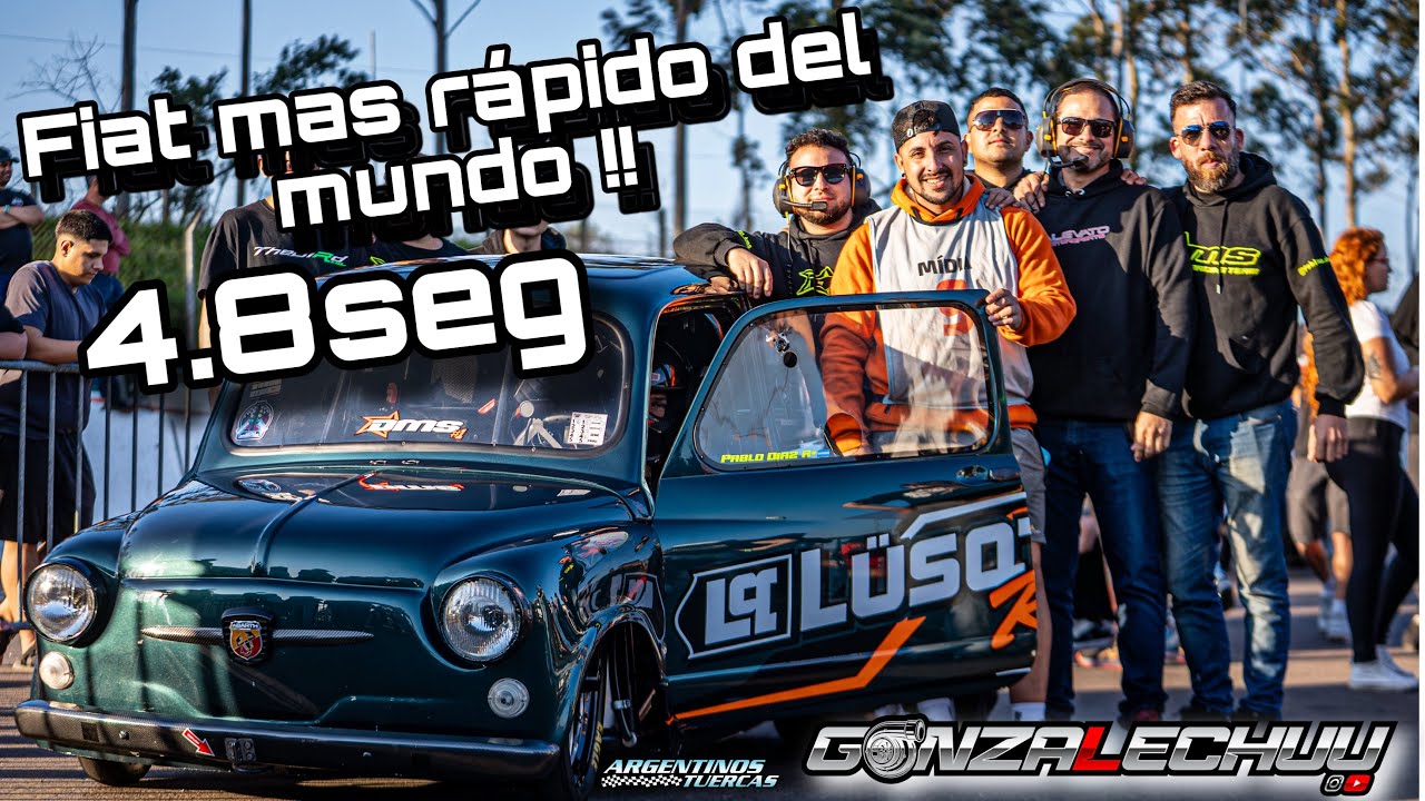 Fiat mas rápido del mundo / 4 cilindros más rápido de Argentina /gonzalechuu