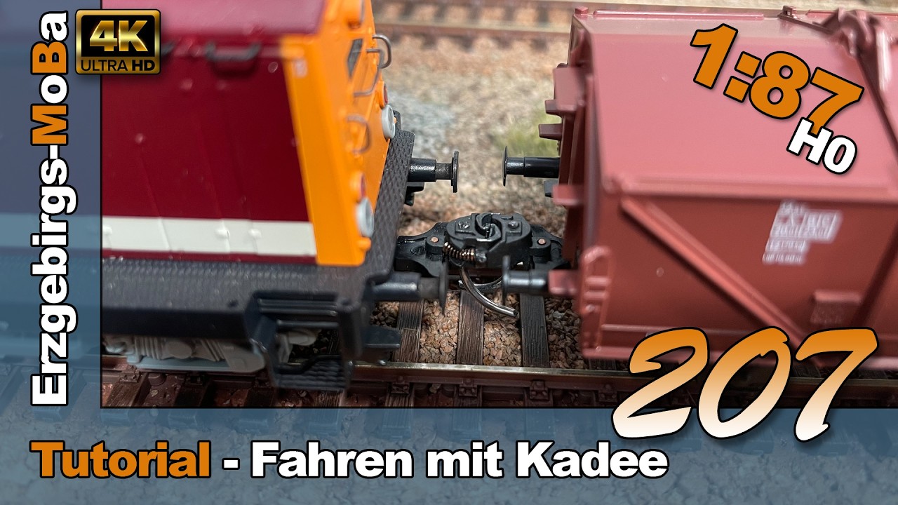207 - Modellbahn Tutorial - Kadee Kupplung verbauen - DR 1/87 H0  - (DE/EN)