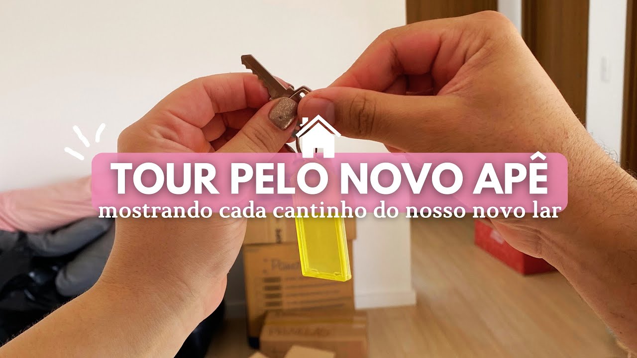TOUR PELO NOSSO APARTAMENTO NOVO