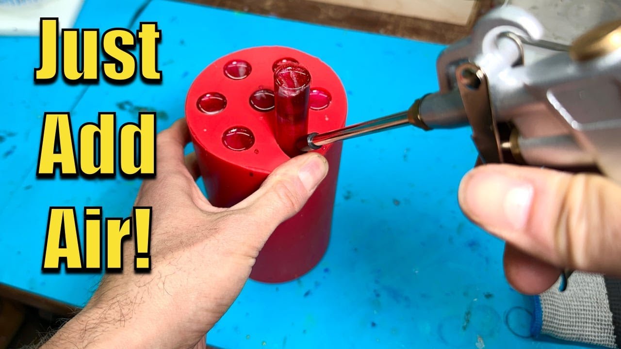 How to Demold Pen Blanks from Vertical Silicone Molds