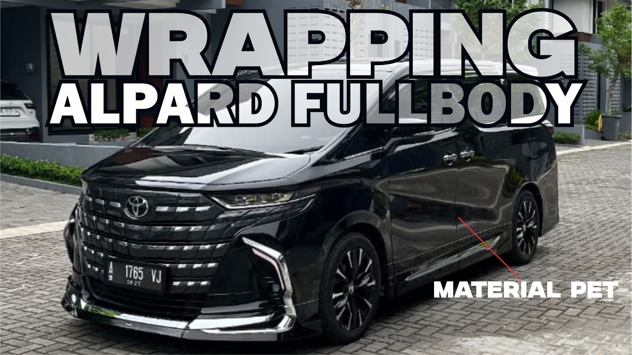 MERUBAH ALPARD PUTIH JADI HITAM PREMIUM