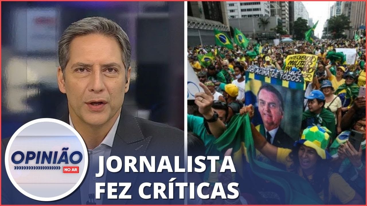 Lacombe aponta ausência de notícias sobre manifestações contra lockdown