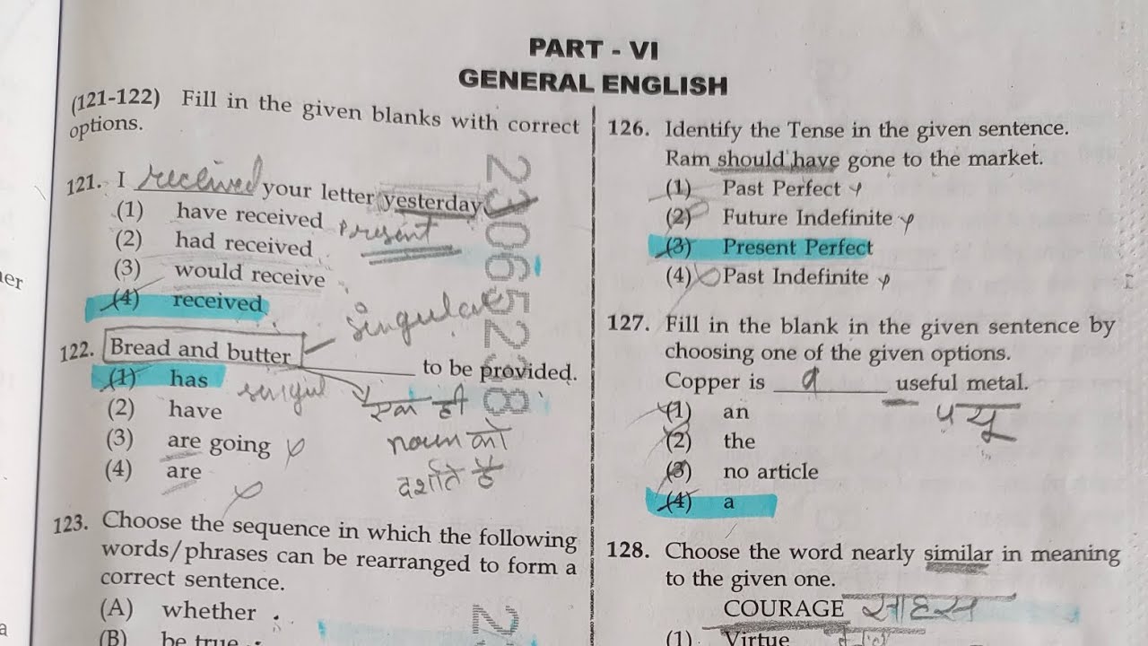 NVS/KVS 2026 | EMRS 2023 | PYQ | General English | Solved Paper with Explanation |