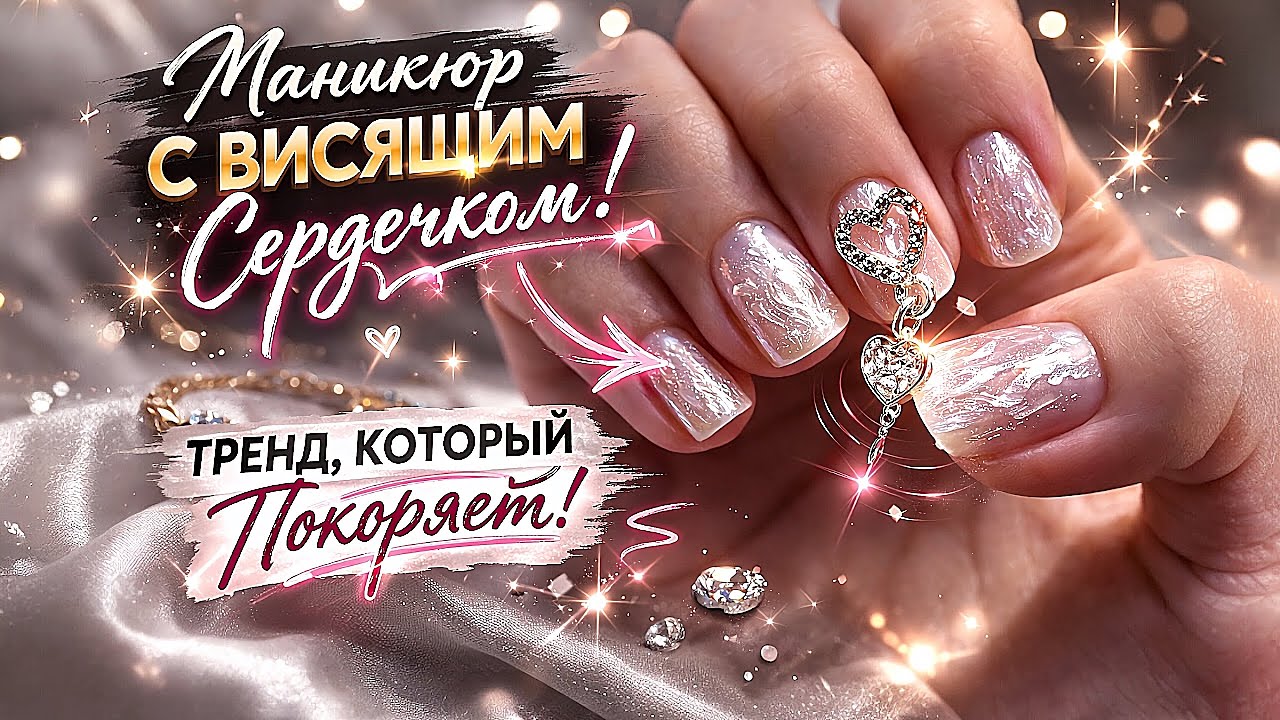 Это сердечко ДВИГАЕТСЯ 😱 Маникюр, который все разглядывают! 