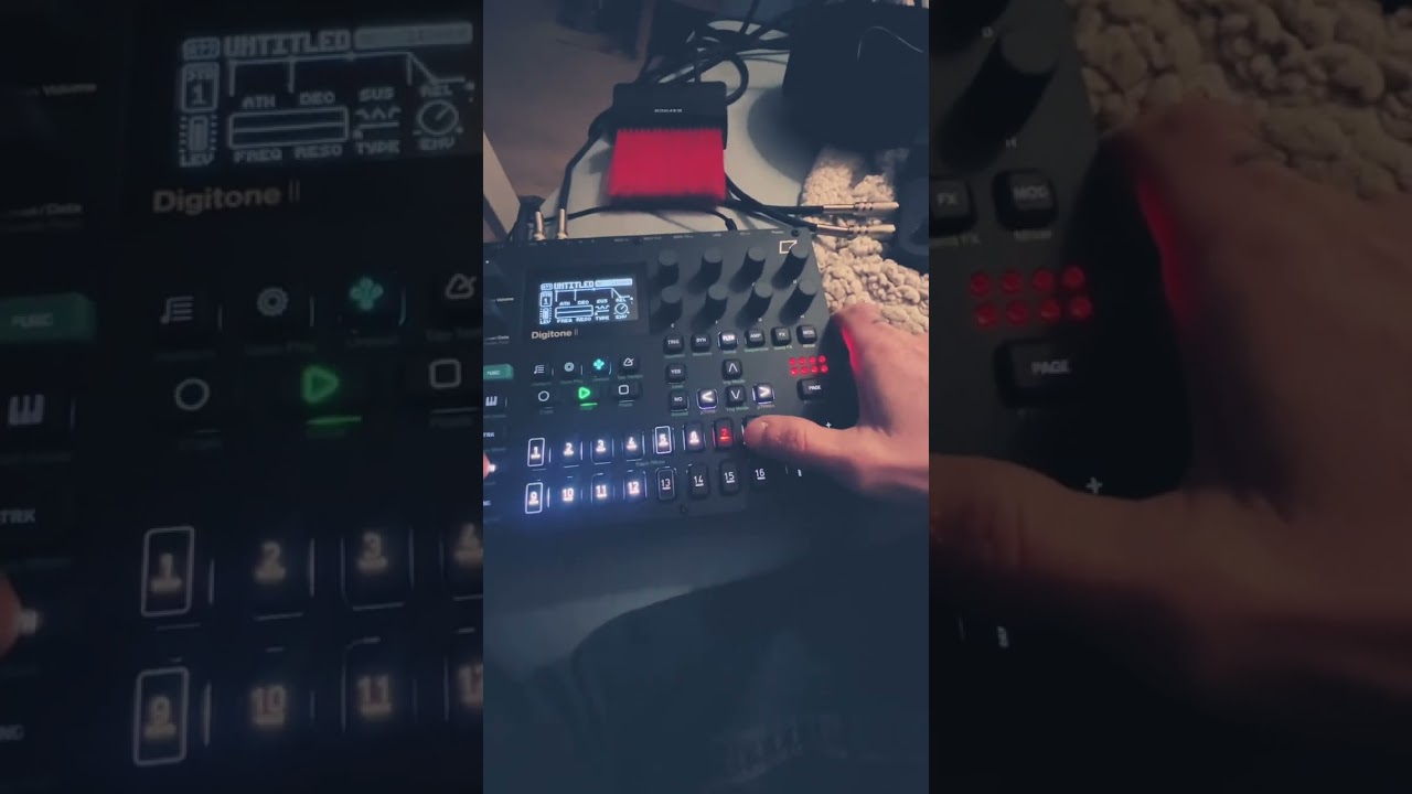 Je progresse sur Digitone 2 lentement🎛️🎶￼