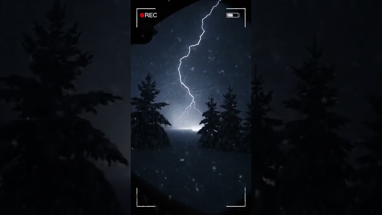 Snow Thunder Lightning ⚡️❄️ #thundersnow #winterstormwarning