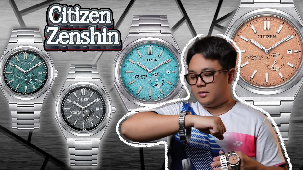 Review siêu phẩm Citizen Zenshin Mechanical Super Titanium cực chất!!!