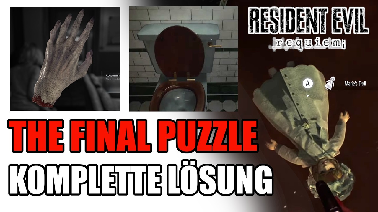 Resident Evil 9 Final Puzzle L&Ouml;SUNG -  Komplettl&ouml;sung Maries Puppe erhalten RE 9 Requiem