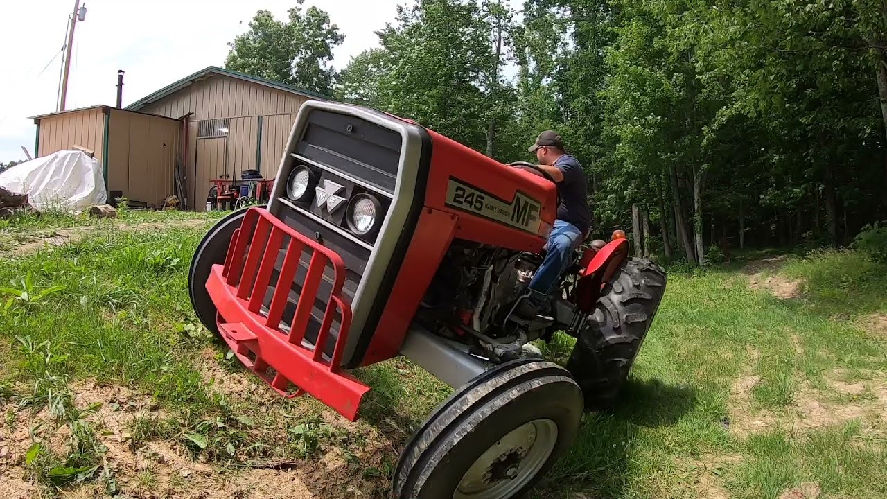 My way out of String Trimming! Massey Ferguson 245 and Sickle Mower