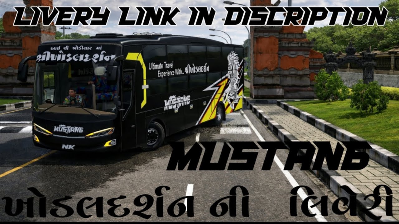 Shree khodal darshan bus livery