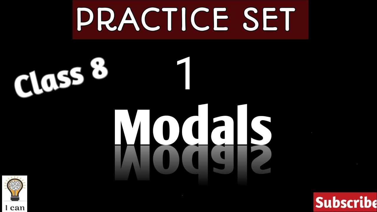 English Modals/practice set/class 8th/board exams/ican