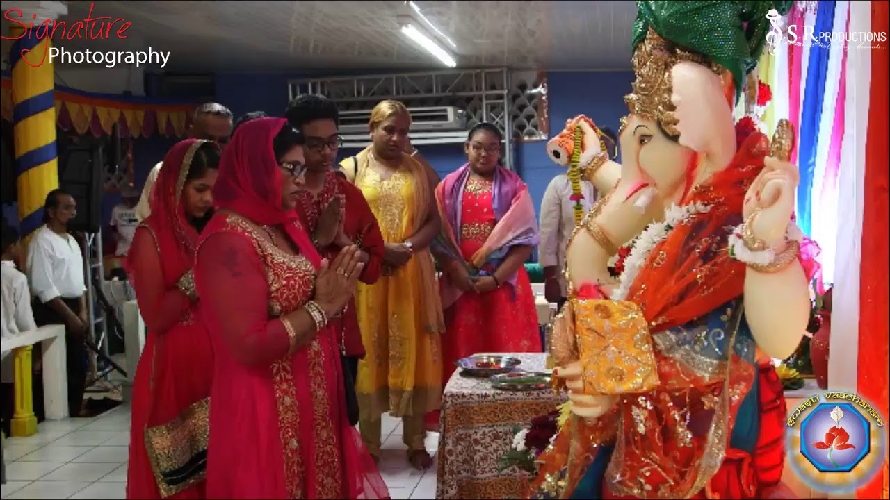 Fifth Night of Ganesh Utsav Celebrations  2019 with Pundit Satyanan Gosein