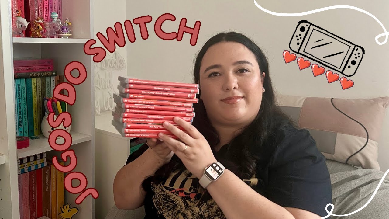 Voltando a amar jogos | MINHA COLEÇÃO DE JOGOS NINTENDO SWITCH