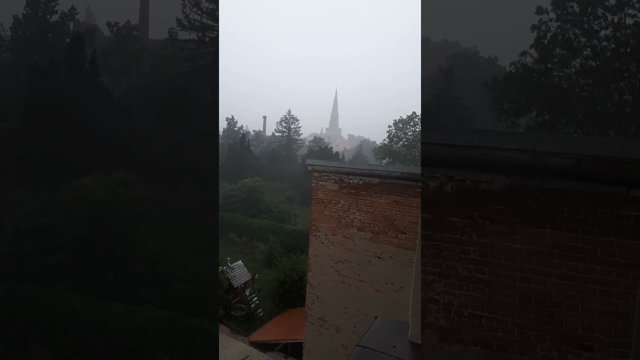Regen und Gewitter über Prettin