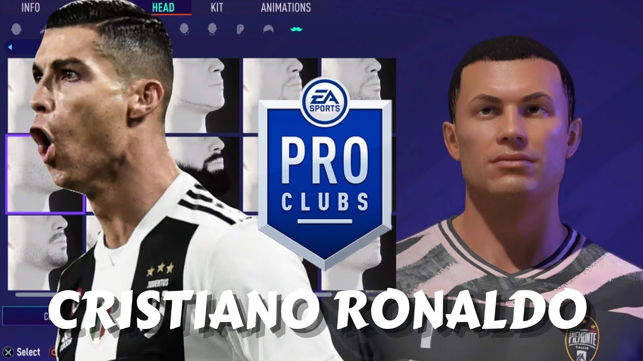FIFA 21 Cristiano Ronaldo Pro Clubs Creation