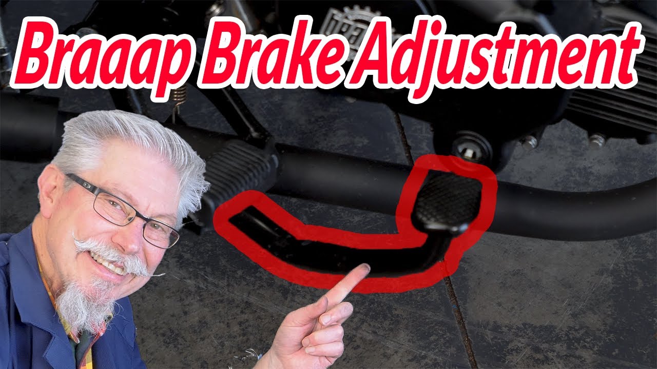 Servicing you Bike - DIY rear brake adjustment on your Braaap ST 250