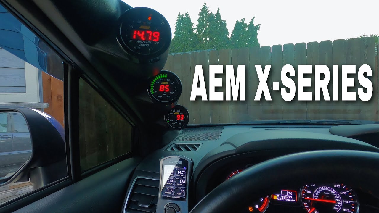 Installing AEM AFR, Oil Temp and Oil Pressure Gauges on my STI