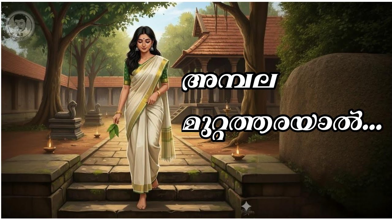 അമ്പല മുറ്റത്തരയാല്‍ | lyrics by A.R Ajay | New Ai Romantic Song 