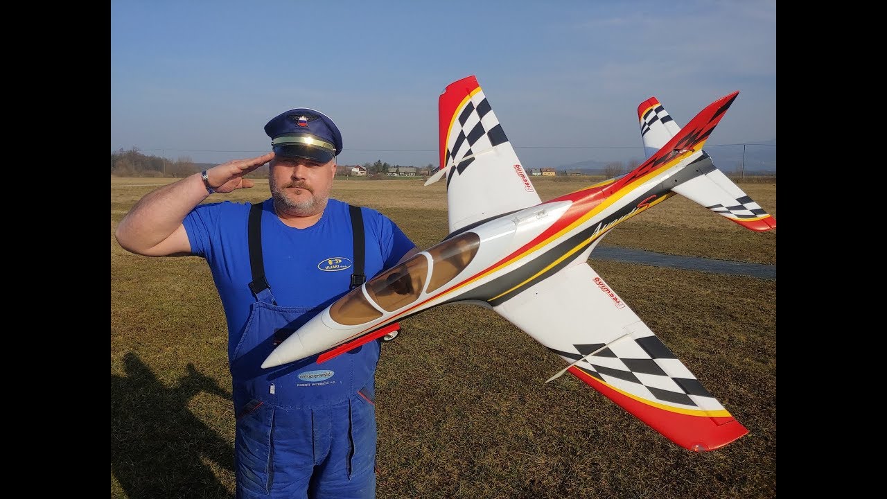 Freewing Avanti S Red 80mm EDF Ultimate Sport Jet - PNP Maiden flight