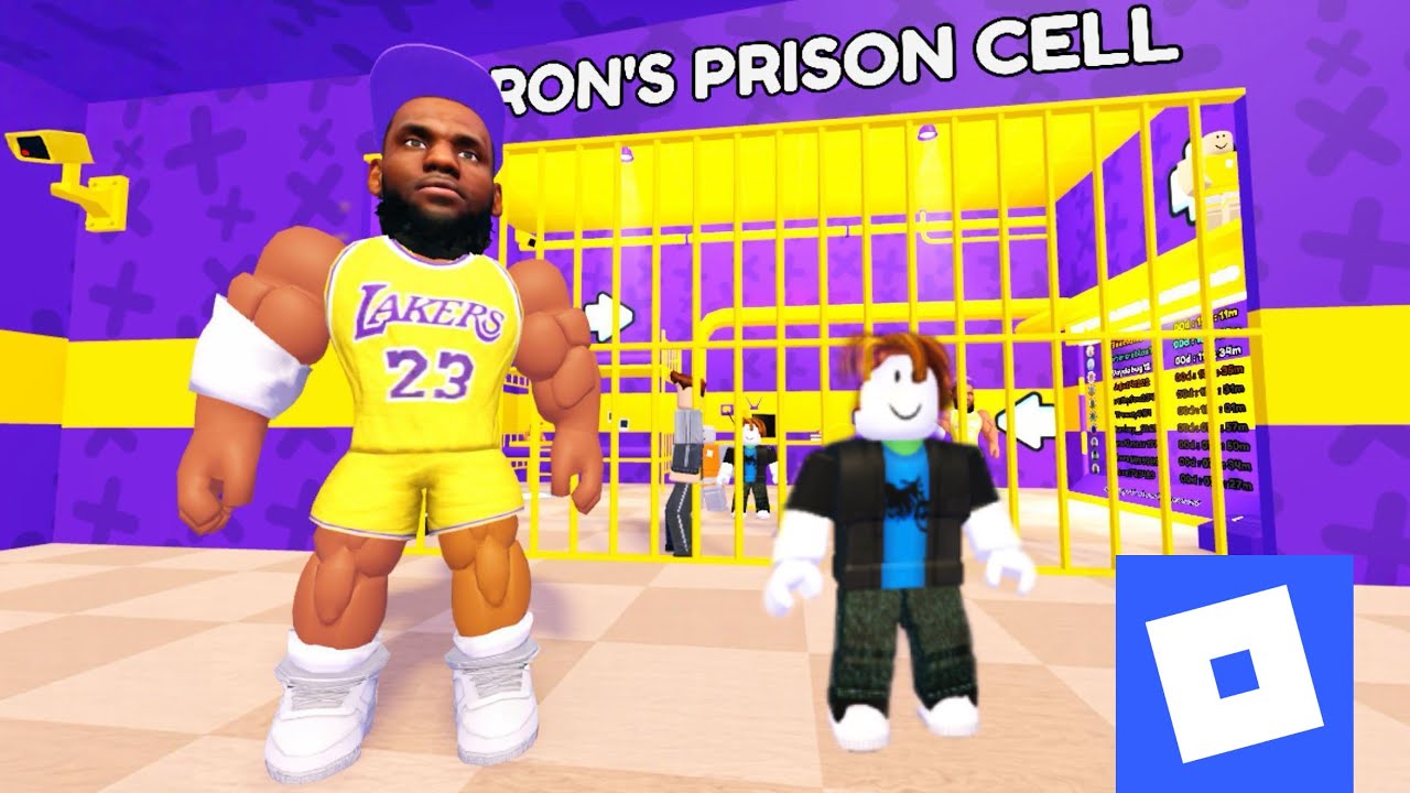 MOBILE GAME LEBRON'S PRISON RUN!(Obby) #roblox #gaming #games 