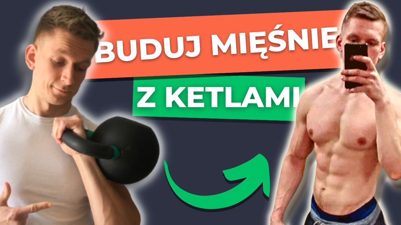TOP 7 ćwiczeń do budowania MASY z KETTLEBELL (dla początkujących)