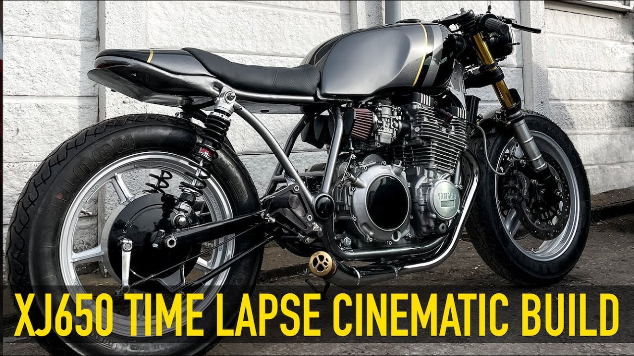 Yamaha XJ650 Cafe Racer: кинематографический таймлапс от Jish