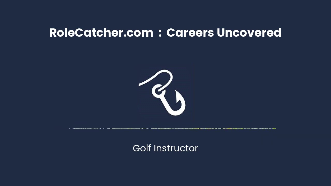Golf Instructor : Careers Uncovered