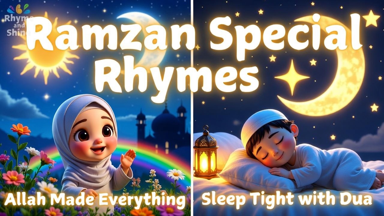 Ramzan Special Islamic Rhymes 🌙✨ | Bedtime Dua & Allah’s Creations Song