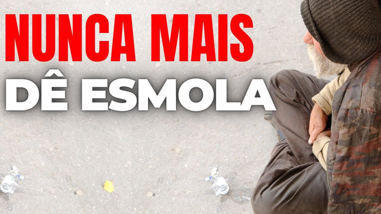 Descubra porque é errado dar esmola