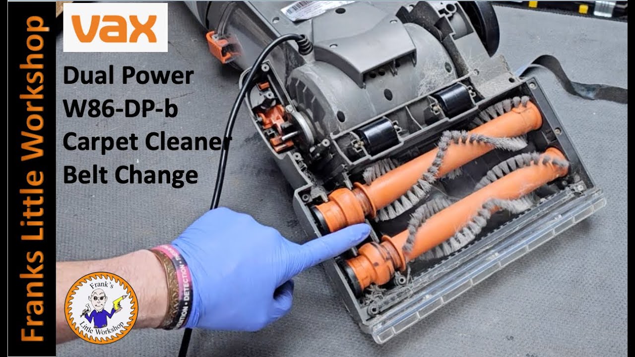 Замена ремня на пылесосе Vax Carpet Cleaner W86-DP-b.