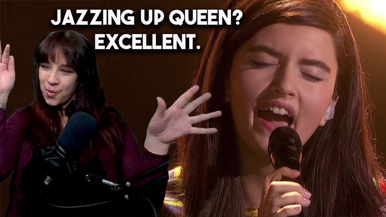 Lauren Reacts! *YES! JAZZ UP QUEEN!* Angelina Jordan-Bohemian Rhapsody-AGT