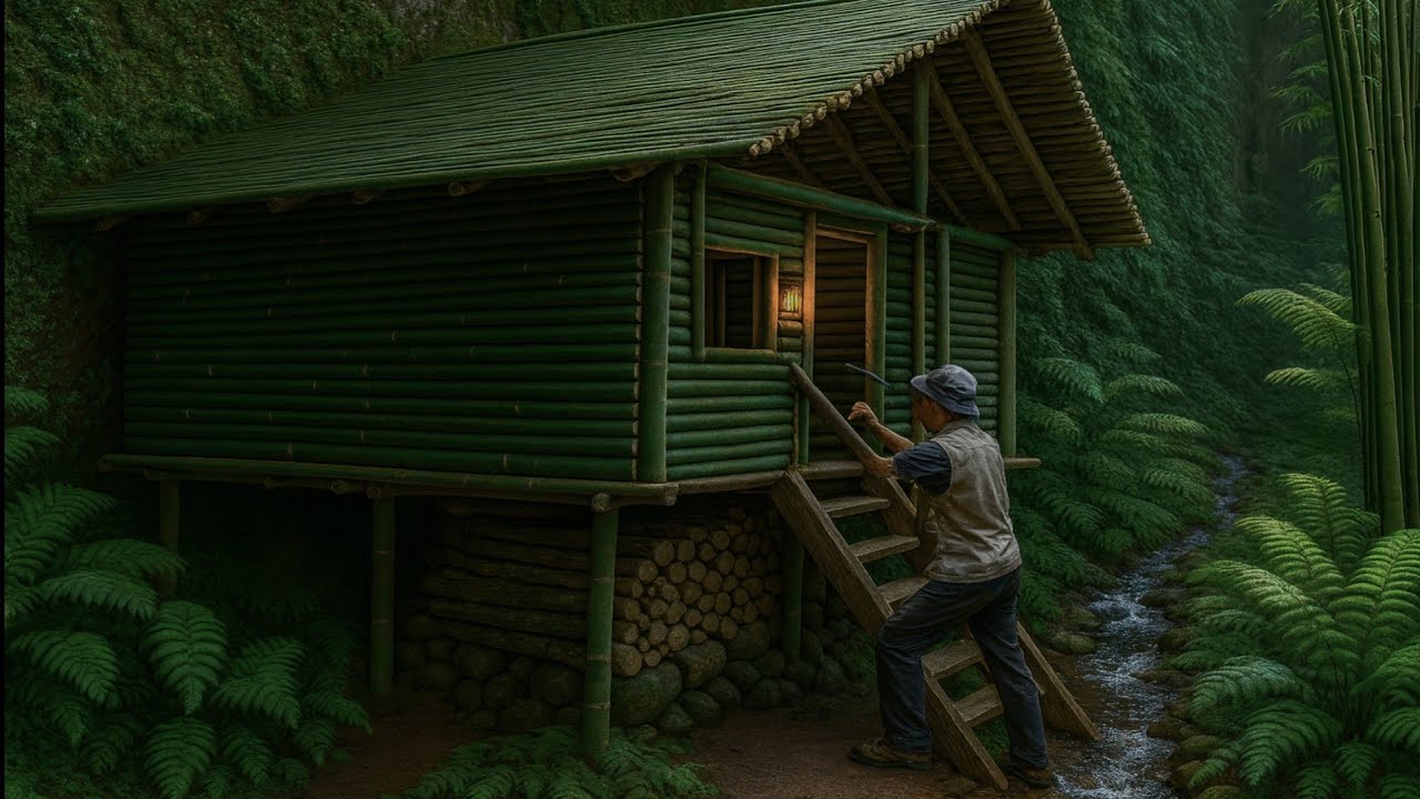 3 hari solo camping hujan deras di hutan | malam yang syahdu, camp fishing & masakan lezat.... 
