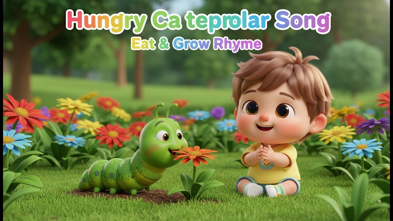 Hungry Caterpillar Song — Nursery Rhyme, Food Fun, and Growing Adventure