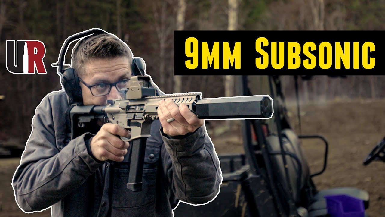 Subsonic 9mm with Berry’s 147gr Plated Bullets (CMMG Banshee + Glock 17)