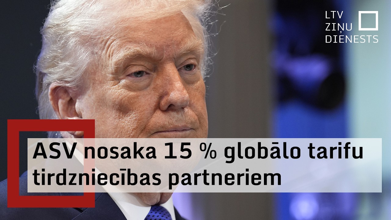 Donalds Tramps nosaka jaunus, lielākus globālos tarifus