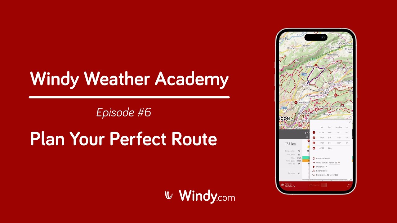 How to Plan Your Trip with Windy.com | Import GPX Files, View Weather, and Travel Smart