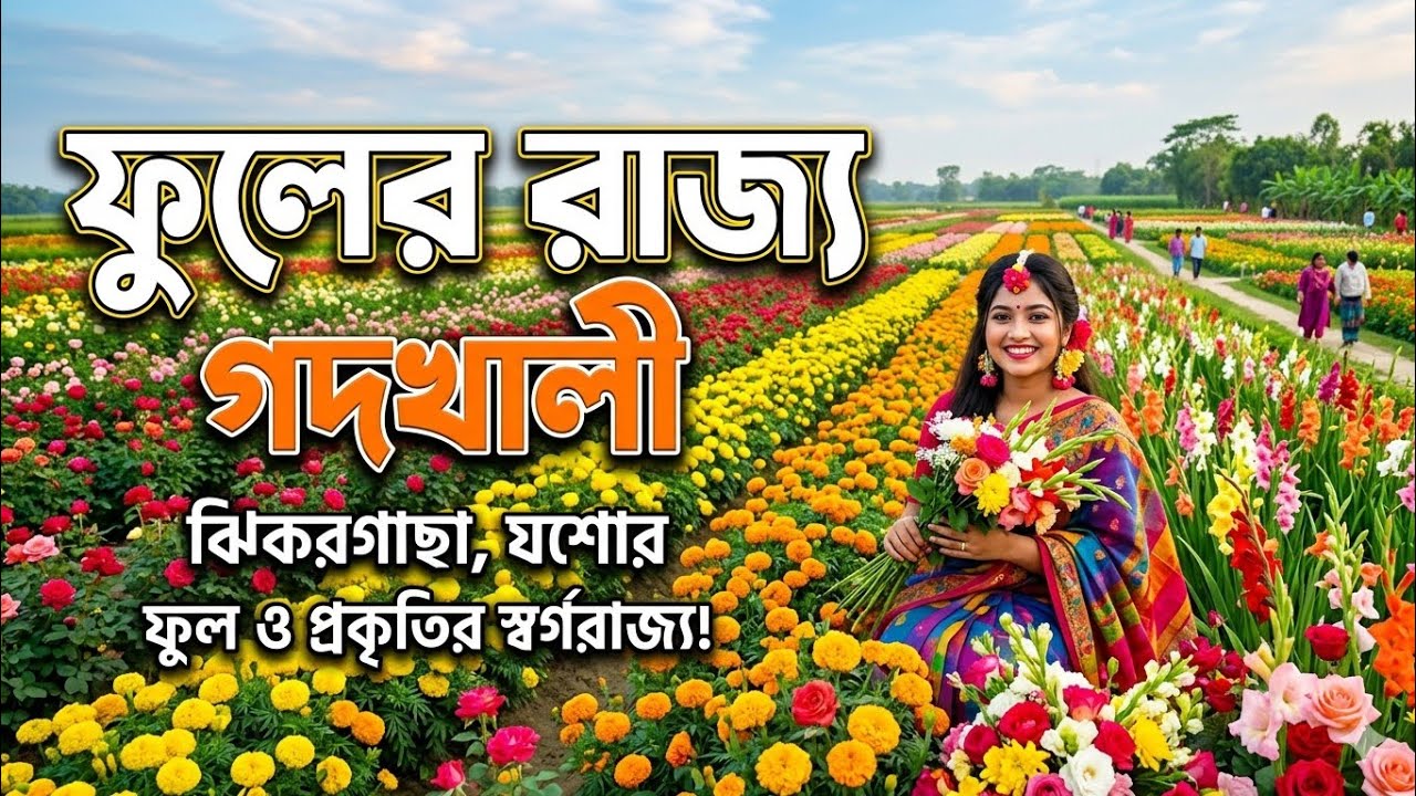 রাতের ফুলের রাজ্য গদখালীর সৌন্দর্য উপভোগ করুন #গদখালী#ফুলের #রাজ্য#ঝিকরগাছা#পানিসারা#যশোর 