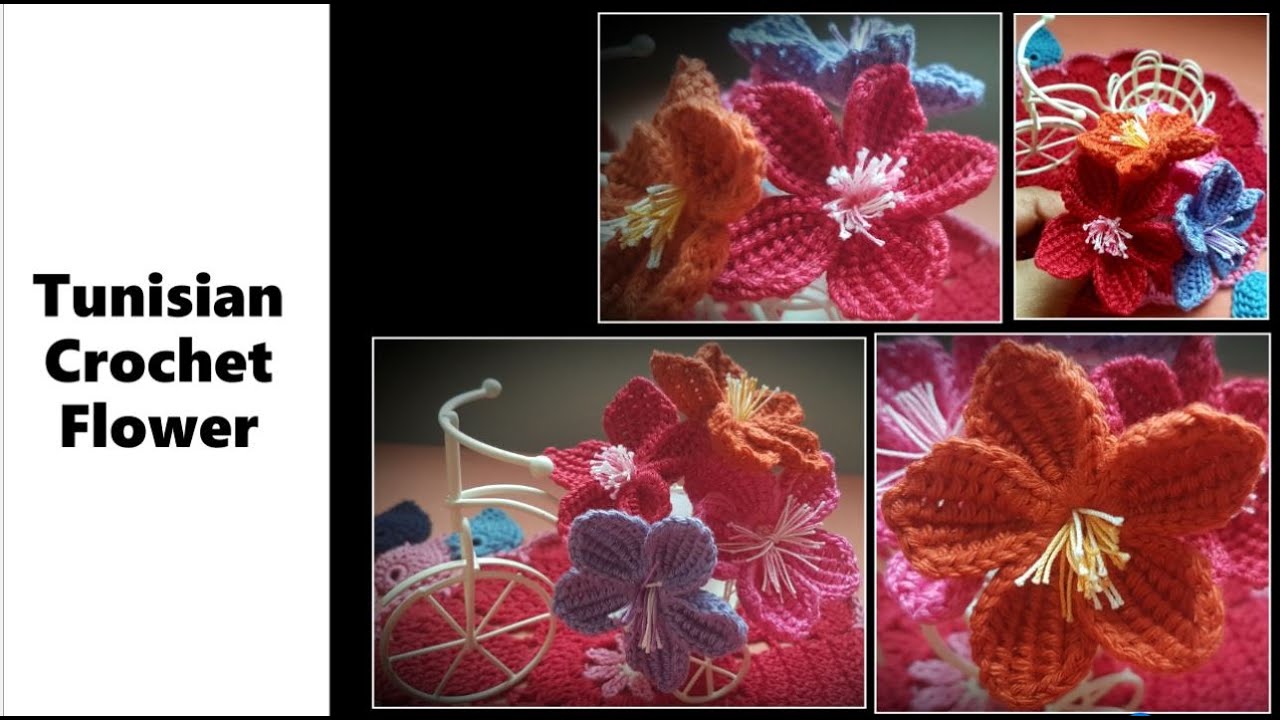 How To Make Tunisian Crochet Flower