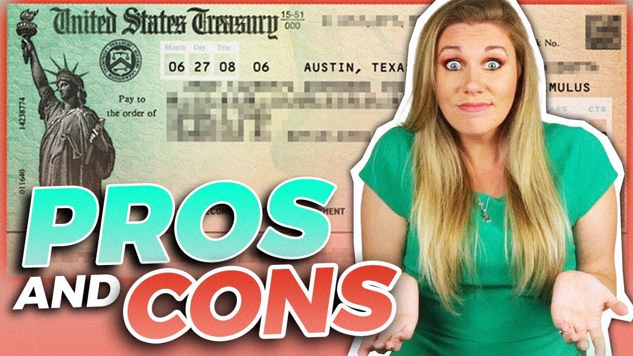 $2,000 A Month Stimulus Check Pros & Cons (Emergency Money For The People Act)