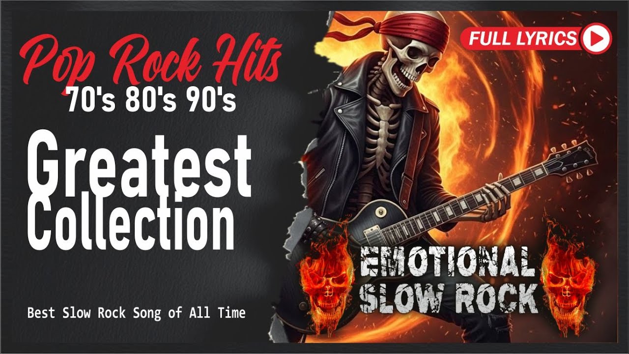 Slow Rock Ballads & Power Ballads With Lyrics | Timeless Melodies of Love & Longing