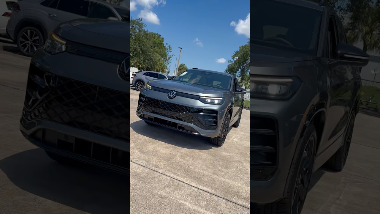 2025 Tiguan SE R-Line Black in Platinum Gray‼️ #vw #vwtiguan #tiguan #volkswagen #germancars #suvs