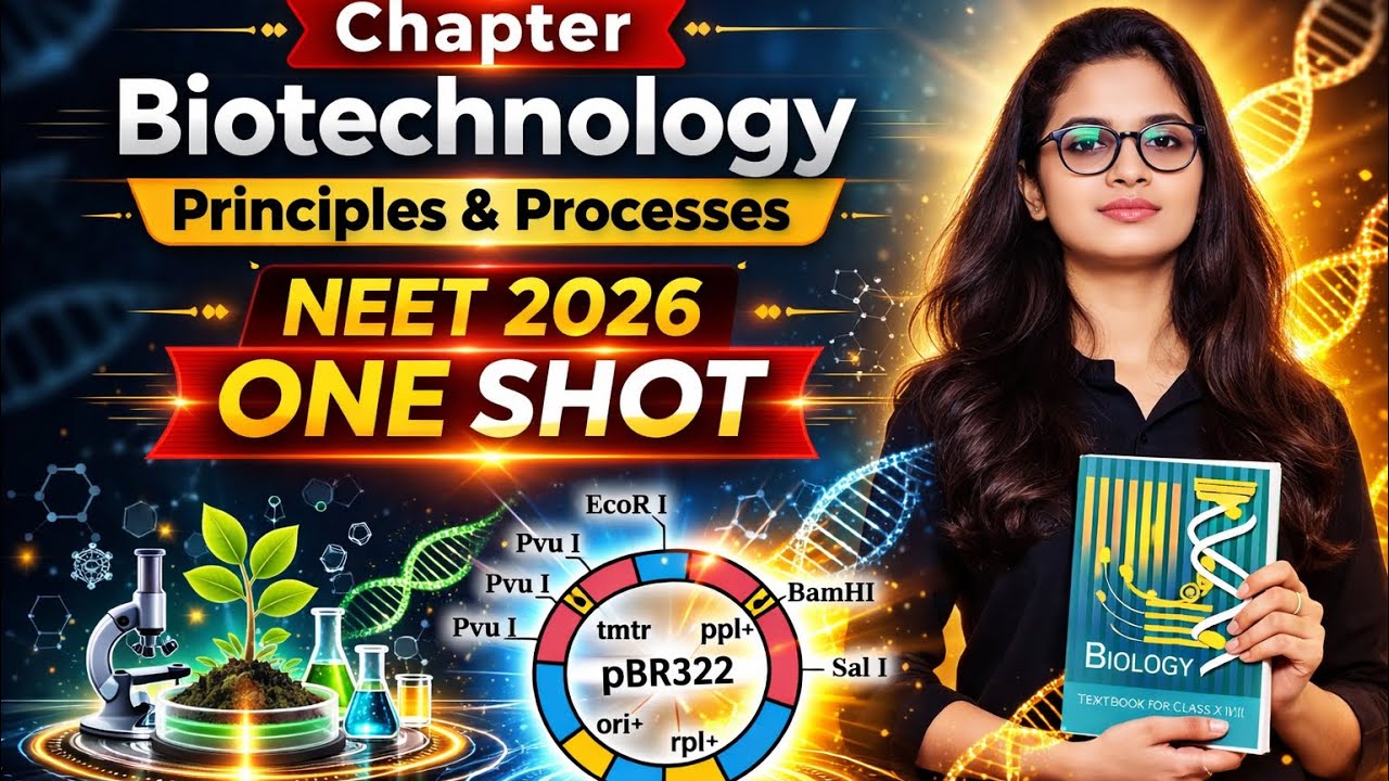 Biotechnology: Principles and Processes | Complete NCERT One Shot | NEET 2026