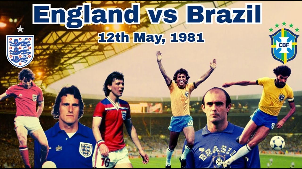 🇧🇷⚽ England vs Brazil 1981: Zico and Sócrates Shine at Wembley