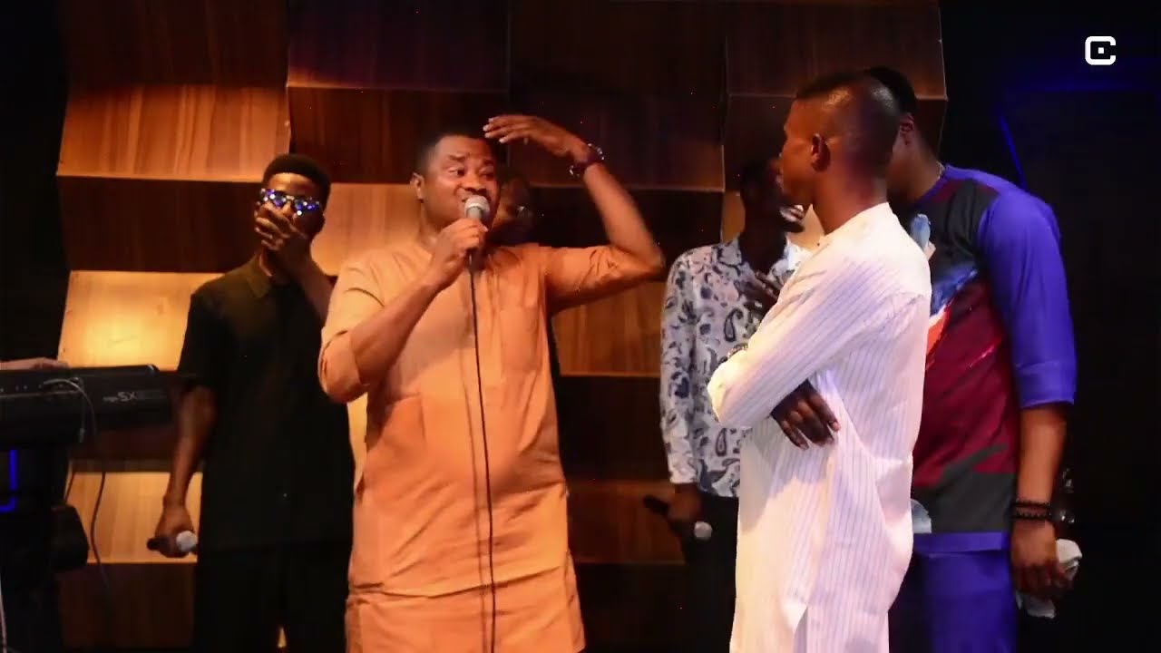 Tope Olutokun ministration at VOHmusic Creation Worship Special Edition with Wale Ajala