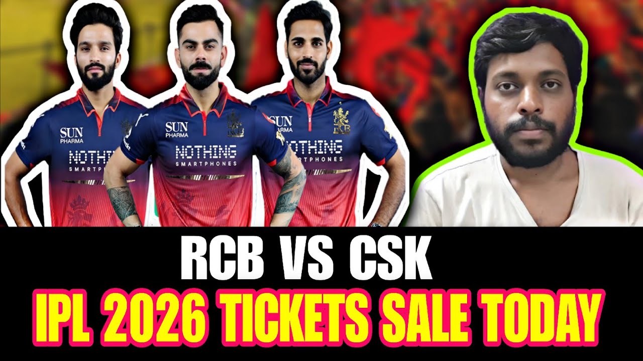 rcb ipl 2026 tickets | rcb vs csk ipl 2026 tickets |rcb ipl tickets booking | rcb vs csk ipl tickets