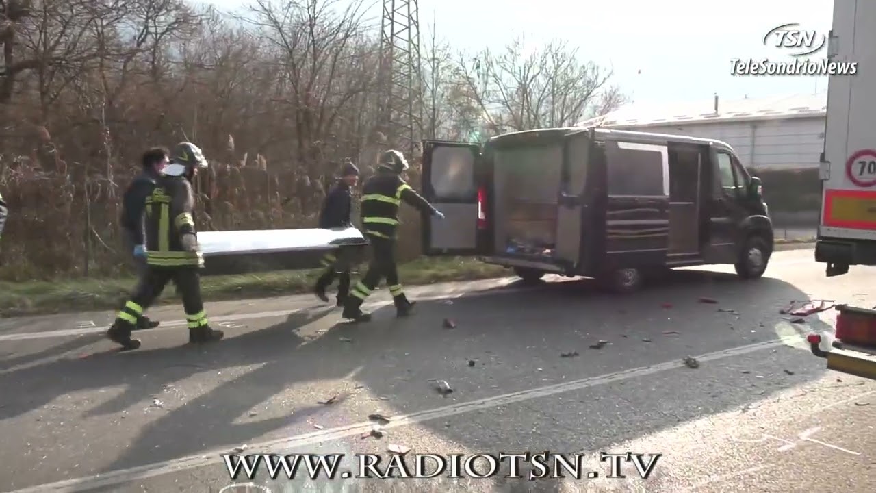 Incidente a Sondrio: vittima un giovane dell'Alta Valle